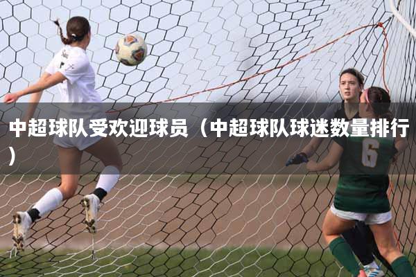 中超球队受欢迎球员（中超球队球迷数量排行）