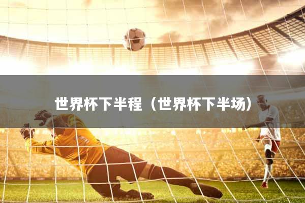 世界杯下半程（世界杯下半场）